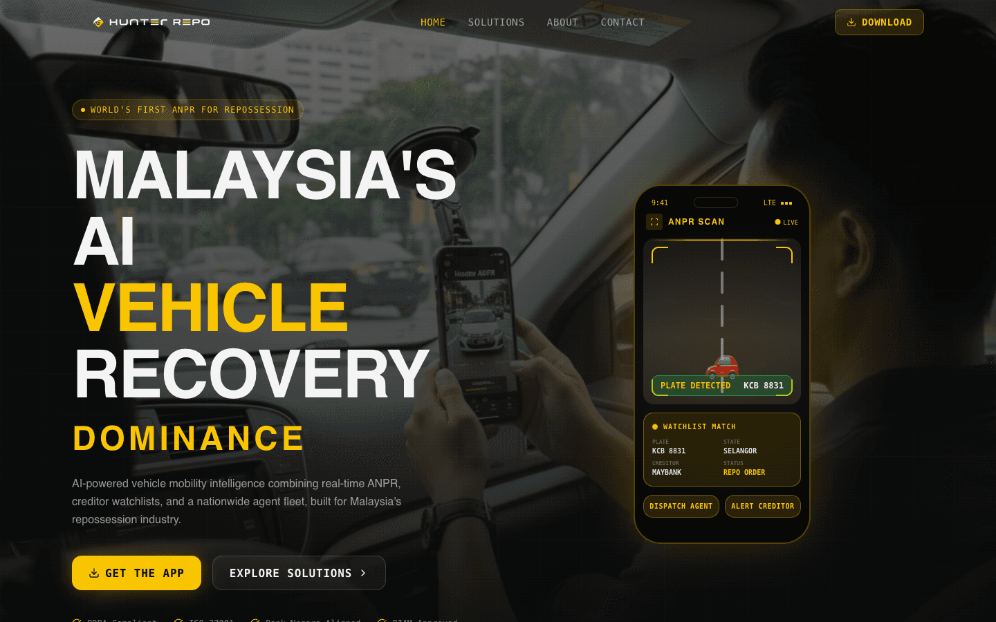 Hunter Repo — AI vehicle recognition