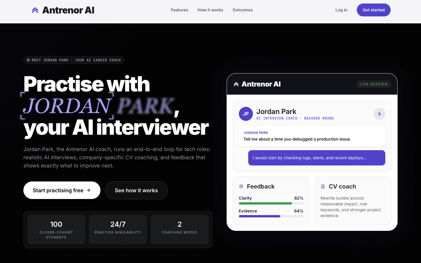Antrenor AI — AI career coaching